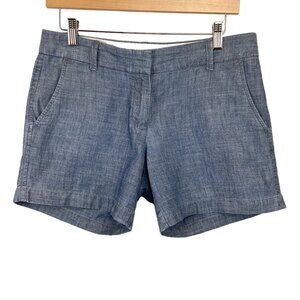 J.Crew Factory Women's Casual Shorts Size 4‎ 100% Cotton BLue